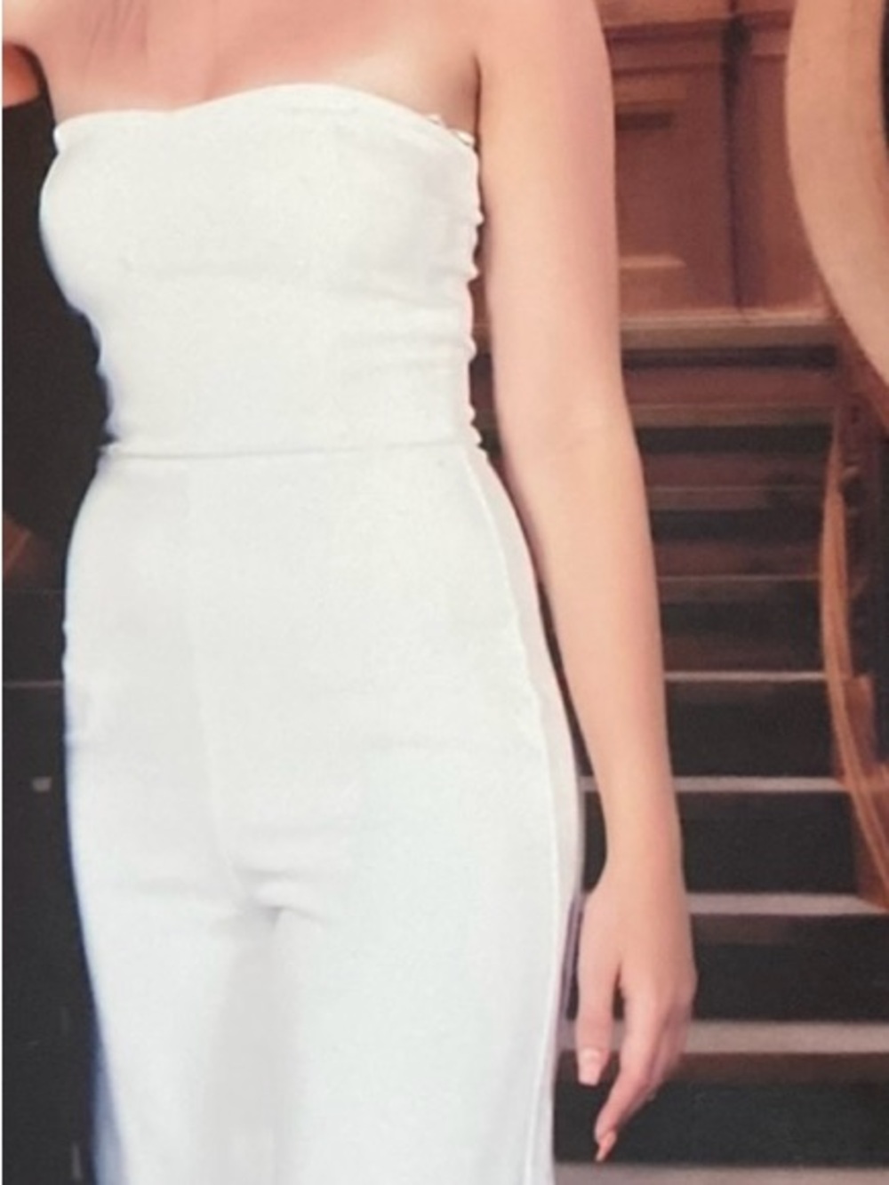 Lulu's White Jumpsuit